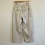 Spanx  Stretch Twill High Rise Wide Leg Crop Trousers Size M Photo 6