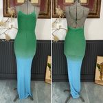 Fore Regina Ombre Dyed Crochet Maxi Dress Coverup Mermaid Photo 2