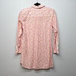 Joie Victoria's Secret Floral Long Length Button Down Sleep Shirt Womens Size XS Photo 5