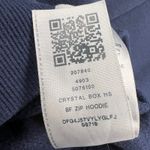 True Religion  Blue Rose Gold Crystal Box Boyfriend Zip Hoodie Sweatshirt Size M Photo 8