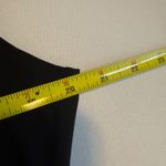 Scarlett Nite Black Embellished Mesh Neckline Cowl Neck Cap Sleeve Dress Sz 16 # Photo 9