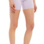 Antonio Melani Women’s Active Power 6 High Waist Lilac Bike Shorts w/Pockets Med Photo 1