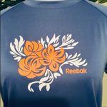 Reebok 🌸3/$15🌸  PLAY Dry Blue Athletic Short Sleeve Pullover Casual Top M Photo 2