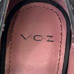 Elegant Suede Black Peep Toe Heels by V.O.Z Size 8 Photo 2