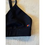 Aviator Nation Women's Black Triangle Bralette M Adjustable Straps Standard Photo 1
