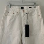 Edwin Women's Hana Classic Straight Crop Denim Jean White Noise 30 New with Flaw Photo 1