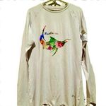 Bluefin  swim shirt - cover up - white with floral fish - XL Photo 1