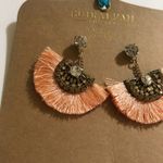 Anthropologie Shiraleah Chicago jewelry -  - Corinne Earrings in peach gold NEW Photo 1
