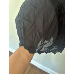 Wilfred  Aritzia Sidonie Tiered Black Babydoll Dress Flutter Sleeve Lined 1478 Photo 4