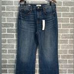 Vigoss Royce 70s High Rise Raw Hem Slight Flare Bootcut Jeans 31 NWT Stovepipe Photo 1