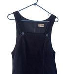 Jeanswear Vintage 90s Women's Size‎ Medium 7/8 Bib Corduroy Dark Blue Dress Photo 1
