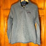 Patagonia Women’s Blue 1/4 zip Better Sweater Size lg-EUC Photo 0
