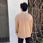 Polo Vintage  Ralph Lauren men’s tan 100% cotton sweater sz XXL Photo 1