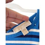 Michael Kors MICHAEL  T Shirt Striped Blue Black White Sheath Dress Size Large Photo 6