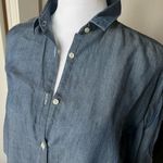 American Vintage  Blue Button Down Shirt Photo 6
