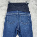 J.Crew Jeans Womens 4 26" Maternity Blue Skinny Dark Casual Whiskering Fading Photo 4