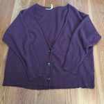Free People 100% Cashmere School Boy Womens Size M Cardigan Dark Academia Cozy Photo 4