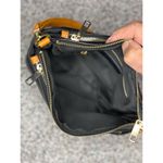 Valentina Divina Firenze Black Leather Crossbody Bag Women's Medium Photo 8