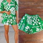 Sabo Skirt  Seona 100% Cotton Shorts Lemoni Green - Sz XXS 💛🎀 Photo 1