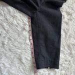 St. John Jacket Full Zip Up 3/4 Sleeves Collarless Pockets Denim Black L Photo 11