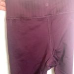 Athleta womens medium burgundy seamless leggings halasana macrame lulu gym worko Photo 8