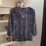 Lucky Brand Sz XS Darling Peasant Style Sheer Top Blouse Photo 1