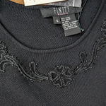 Finity Studio Black Embellished Deadstock Sleeveless Top Small Photo 1