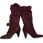 NWOT INC suede over the knee slouch boots Pink Size 6.5 Photo 4