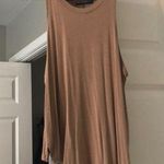 Brandy Melville Super cute light brown flowy Tank Top Photo 0