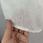 Malvin Germany Size 6 Blouse I Love linen Crochet Detail Ballon Peasant Top White Photo 6