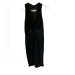 Evan Picone Springtime Stroll Layered Mini‎ Dress Black Size 6 Photo 3