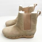 J.Crew Suede Leather Upper Faux Fur Lined Clog Studded Boots, Size 12 Photo 8