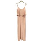 Show Me Your Mumu Caitlin Ruffle Maxi Dress Bridesmaid Dusty Blush Large NWT Photo 4
