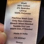 Talbots Blue Velvet Mini Skirt Sz 10. Lined. Blue Visible Thread Zipper In Back Photo 7