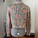 ZARA  Multicolor Floral Knit Sweater Photo 2