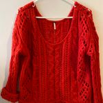 Free People Red Sweater Photo 0