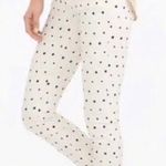 J.Crew Toothpick Mini Star Print Skinny Jeans Cream White Navy Mid Rise 24 Photo 0