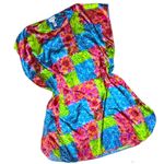 Vintage winlar kaftan tropical floral print beach cover maxi house dress OS Green Size undefined Photo 4