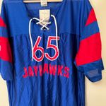 PINK - Victoria's Secret NWT VS Pink Kansas Jayhawks Jersey size Medium Photo 1