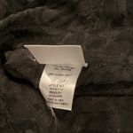 Anthropologie Finley Bradley Jacquard black gray long bell sleeve Mini Dress L Size M Photo 11