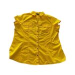 George Studio Yellow Blouse size 16 Photo 2