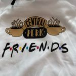 Friends Central Perk White Fleece Pullover Hoodie S NWT Photo 4