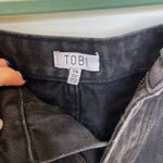 Tobi Black Denim Shorts Photo 2