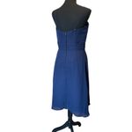 Alfred Angelo Navy Strapless dress Size 8 Photo 5