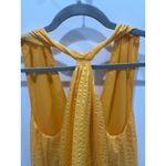 frame denim NWT FRAME 100% Silk Draped Crinkle Halter Neck Top Sz S Photo 2