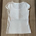 Loft Ann Taylor flower shirt sz S short sleeve scoop Photo 1