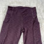 Lululemon  Invigorate HR Crop Leggings 23” Color: Heathered Black Current 4 EUC Photo 3