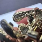 Signed Gerry’s Brooch Pin Gold Tone Big Egged Goofy Poodle Dog Photo 5