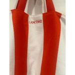 Lancôme Terry Cloth Towel Beach Bag Orange White Stripe Photo 2