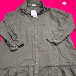 Wonderly  Olive Textured Button-Up Shirt Photo 0